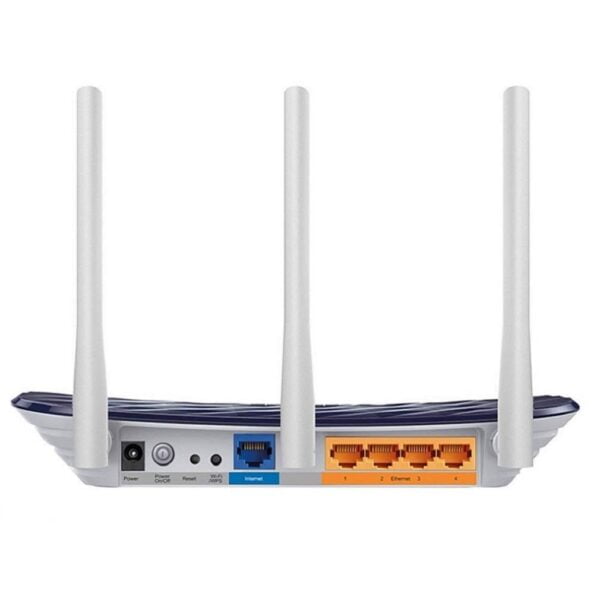 TP-Link AC750 Dual Band Wireless Cable Router, 4 10/100 LAN + 10/100 WAN Ports, Support Guest Network and Parental Control, 750Mbps Speed Wi-Fi, 3 Antennas (Archer C20) Blue, 2.4 GHz - Image 2