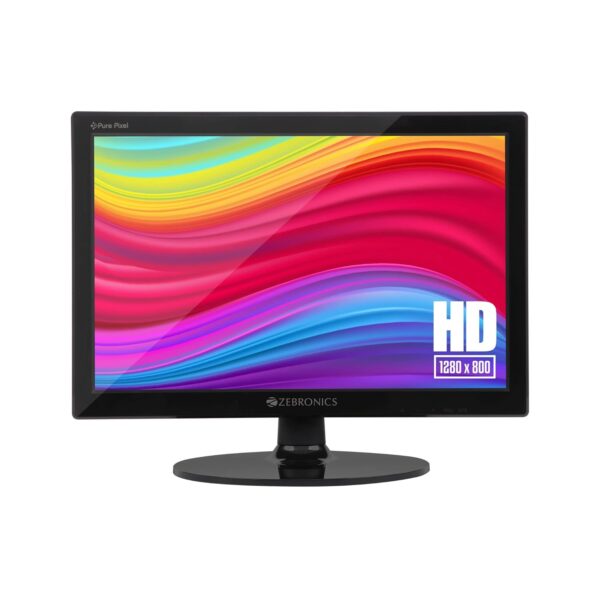 Zebster (Zebr0nics) ZEB-V16HD 15.4" HD 1280 x 800 Pixels LED Monitor with HDMI & VGA [Black]