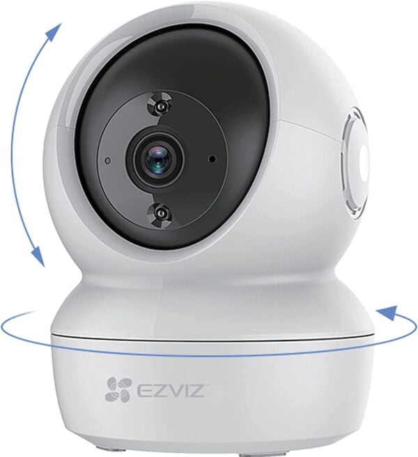 EZVIZ by HIKVISION |2K/4MP QHD Resolution Indoor Smart WiFi Baby/Pet Monitor Camera |Smart Night Vision |360 Visual Coverage |Motion Detection |Two-Way Talk |Micro SD Slot up to 256GB (C6N),White - Image 4