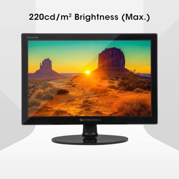 Zebster (Zebr0nics) ZEB-V16HD 15.4" HD 1280 x 800 Pixels LED Monitor with HDMI & VGA [Black] - Image 7